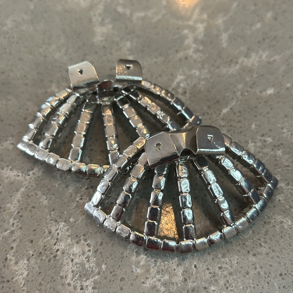 Vintage Rhinestone Shoe clips - Picture 4 of 7